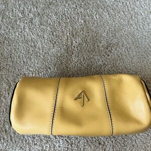 Manu Atelier Mini Cylinder Should Bag in Yellow - never worn
